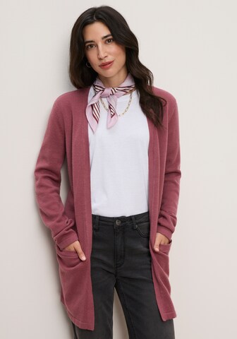 Tamaris Knit Cardigan in Pink: front