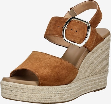 Sandalo di Nero Giardini in marrone: frontale