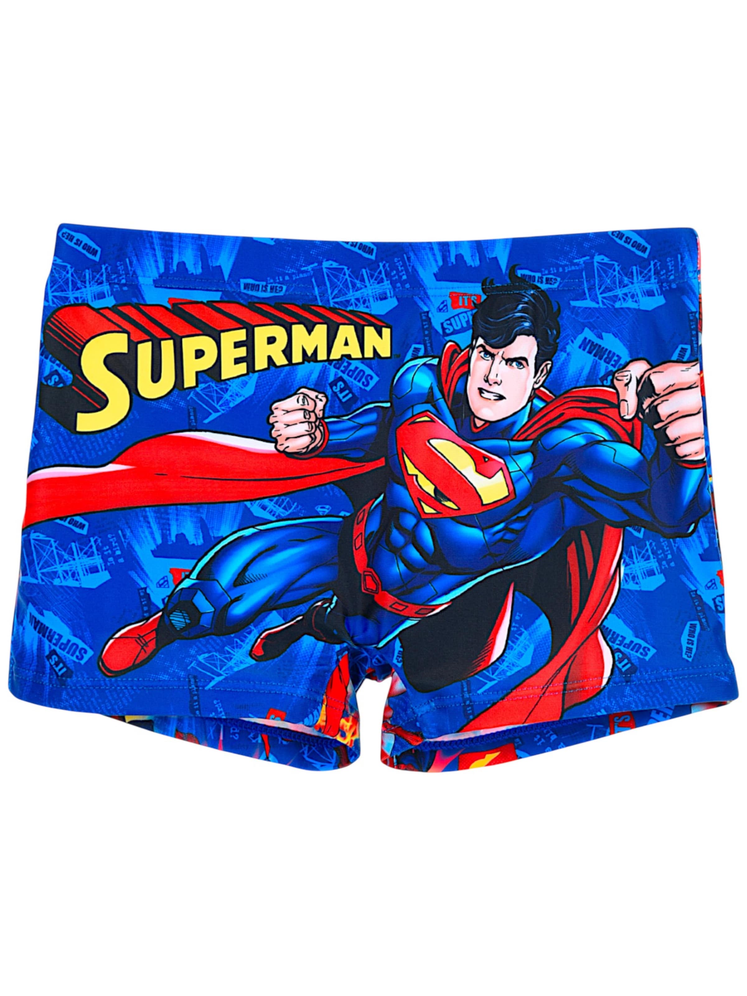 Superman Badeshorts 'Superman' in Blau: Vorderseite