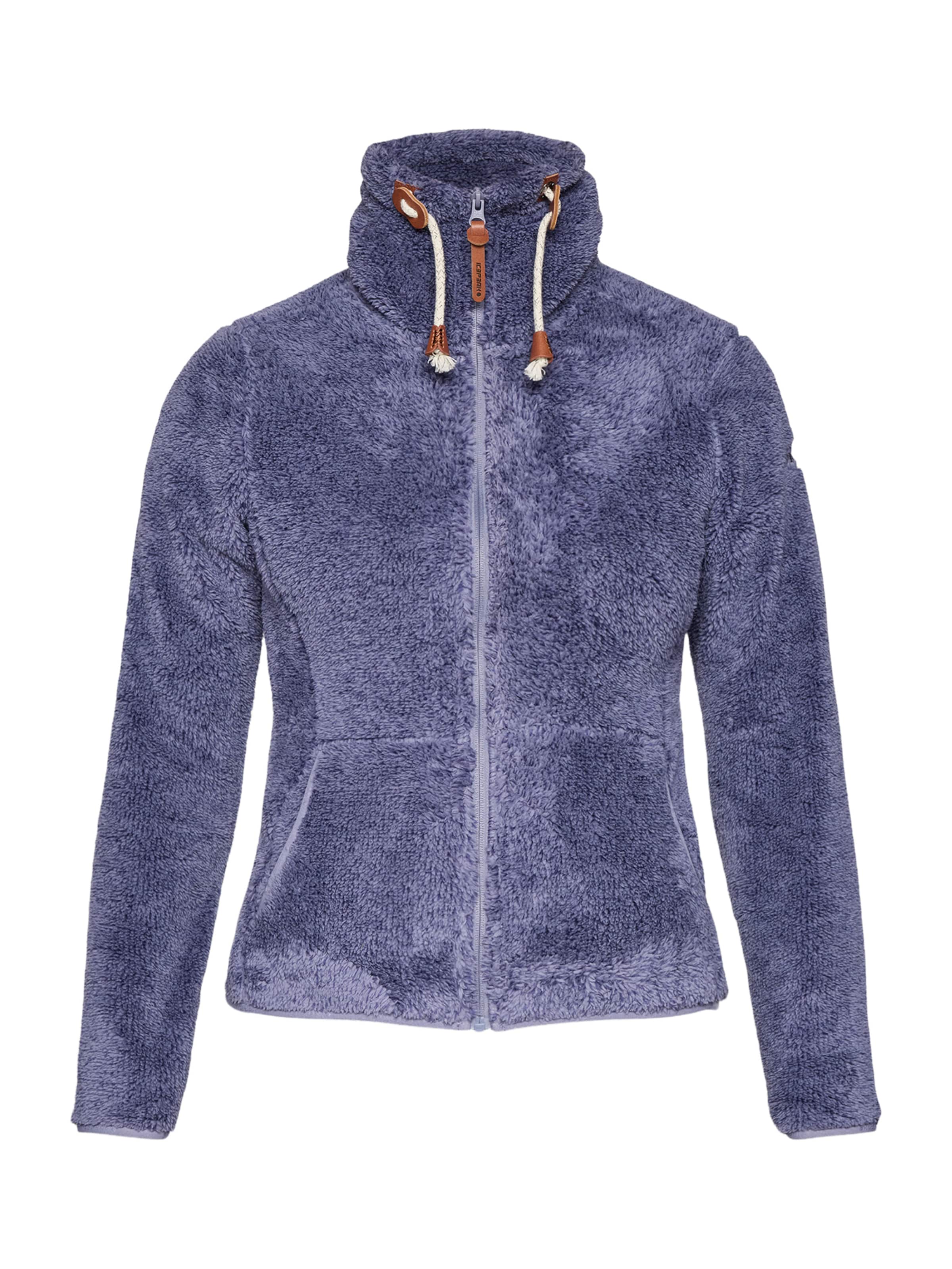 Giacca di pile funzionale 'COLONY' di ICEPEAK in lilla: frontale