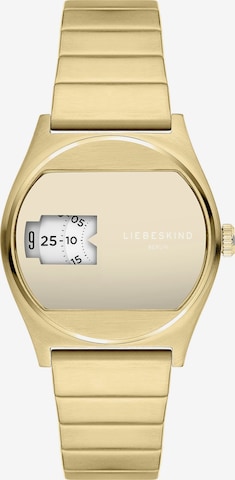 Liebeskind Berlin Uhr in Gold: Vorderseite