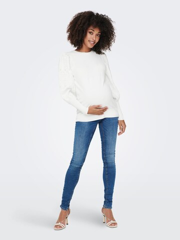 Only Maternity Skinny Jeans 'Paola' i blå