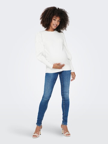 Only Maternity Skinny Jeans 'Paola' in Blau