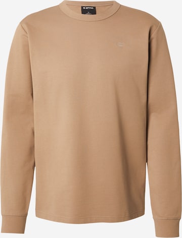 T-Shirt 'Tweeter' G-STAR en beige : devant