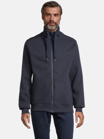 Veste de survêtement 'Mool' salzhaut en bleu : devant