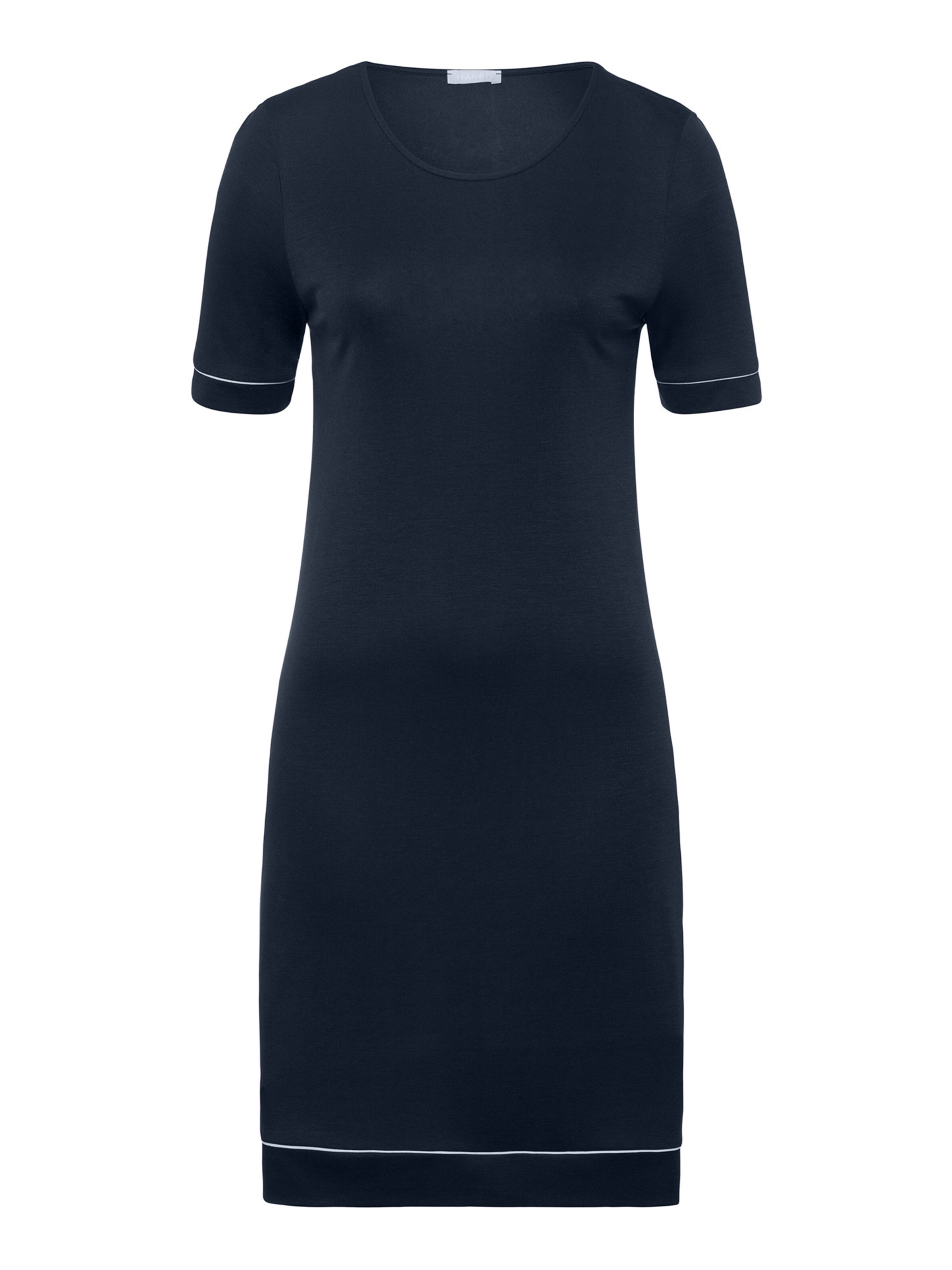 Chemise de nuit ' Natural Comfort 90cm ' Hanro en bleu : devant