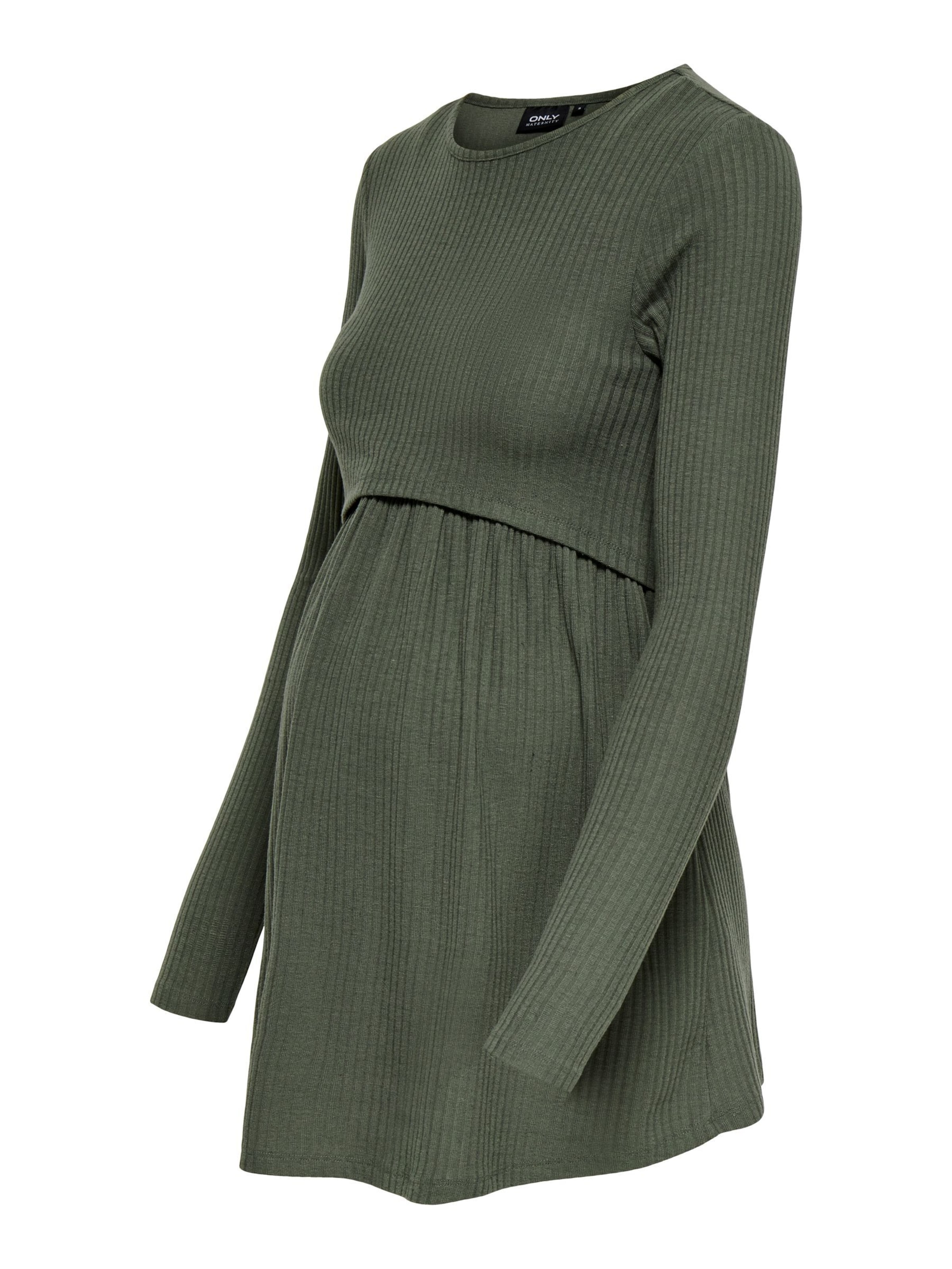 Only Maternity Bluse 'OLMMALAYA' i grøn