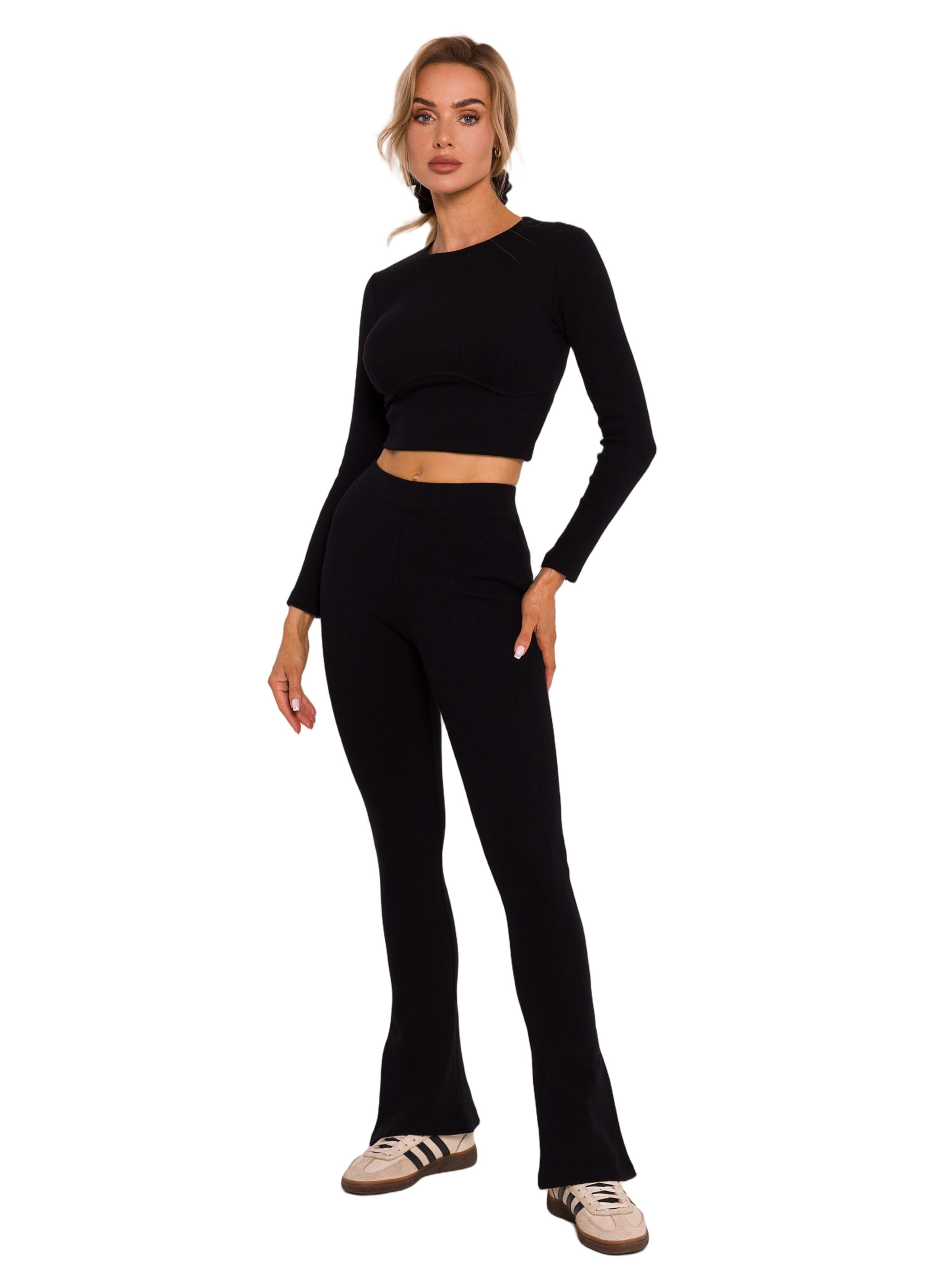 Skinny Leggings 'M816' de la made of emotion pe negru
