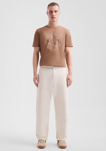Loosefit Jean QS en beige : devant