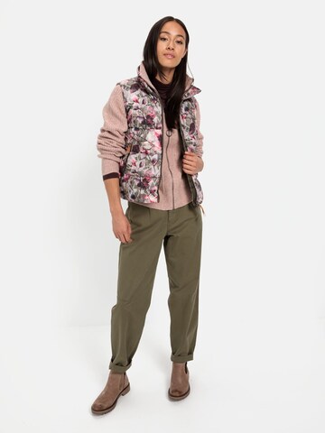 CAMEL ACTIVE Outdoor Weste im Relaxed Fit in Grau