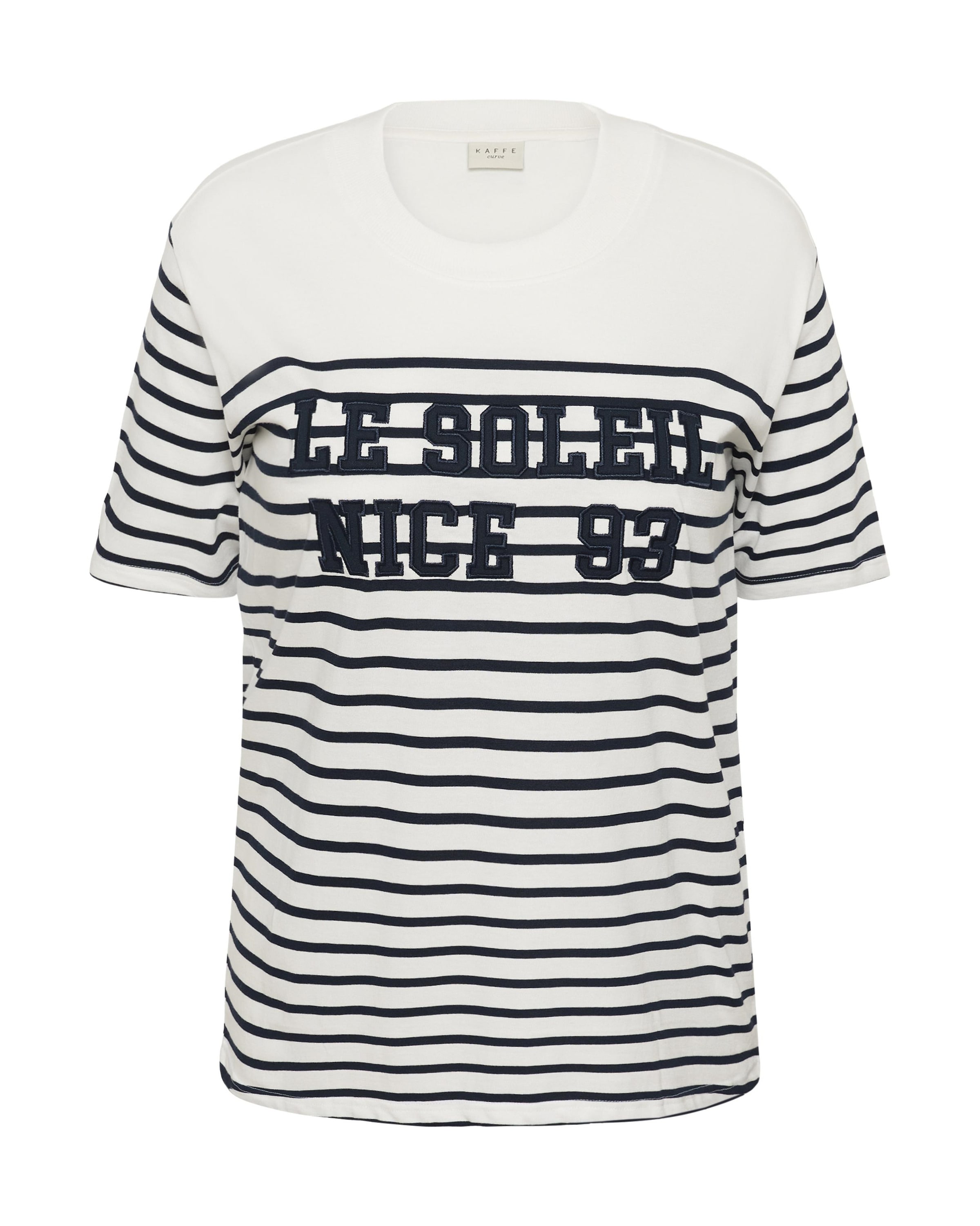 KAFFE CURVE - Camiseta 'KCNalia' en blanco: frente