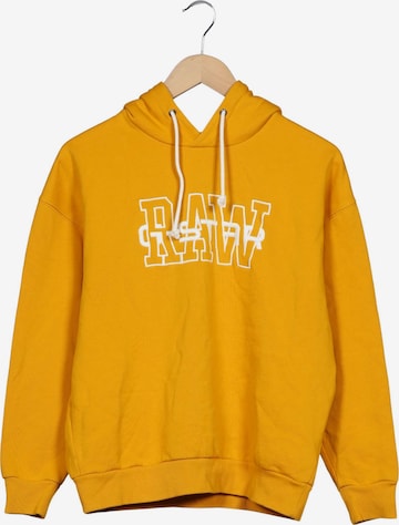 G-STAR Kapuzenpullover M in Gelb: Vorderseite