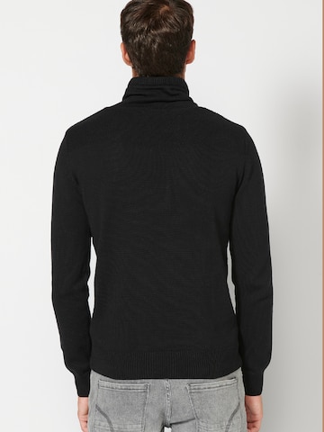 KOROSHI Sweter 'Punto' w kolorze czarny