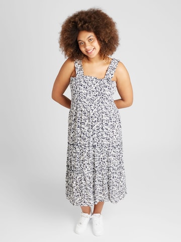 Robe d’été 'MENNY' Vero Moda Curve en bleu : devant