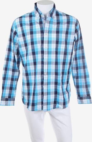 maddison Button Up Shirt in L in Blue: front