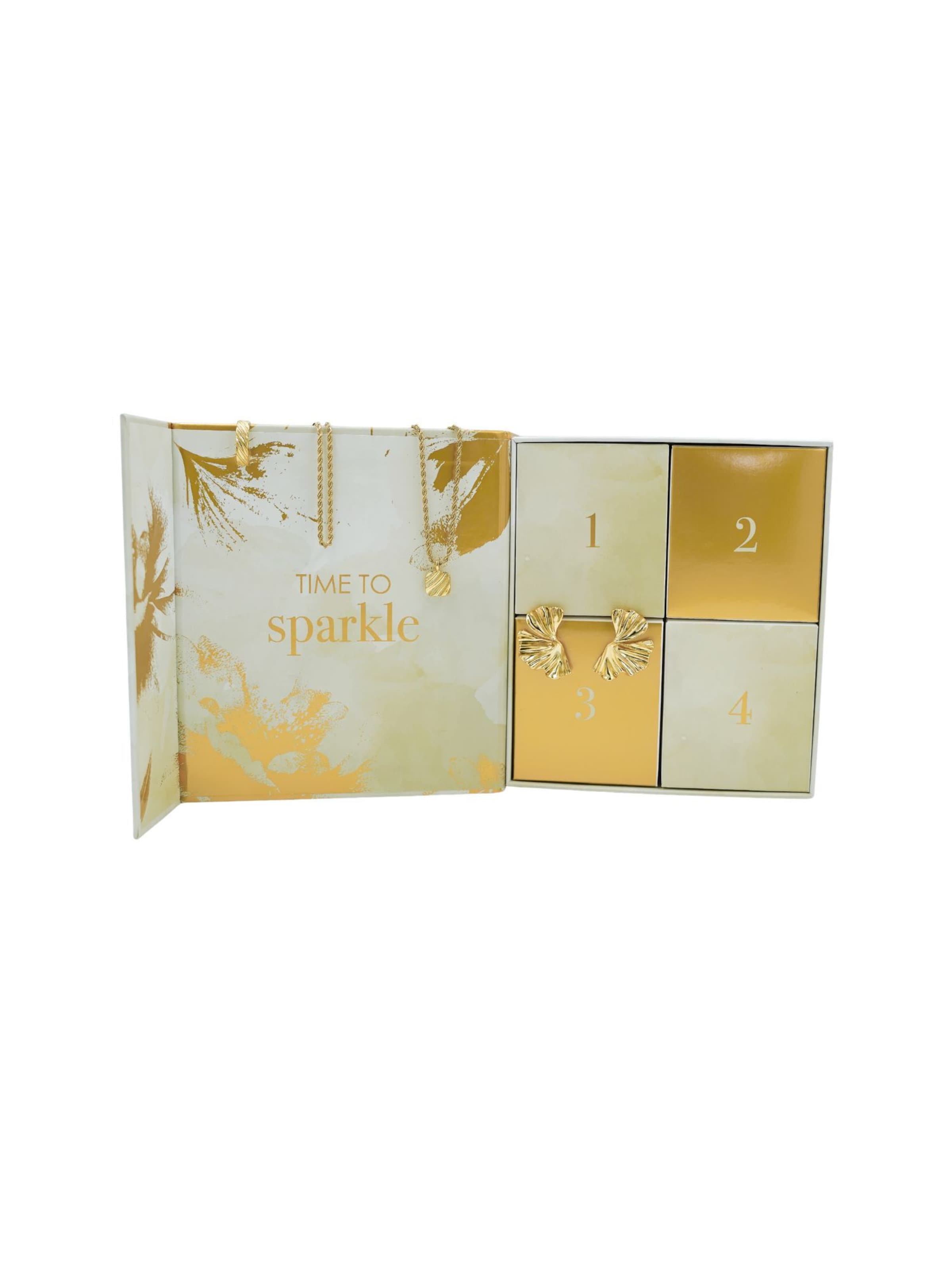 Heideman Adventsbox 'Statement' 2025 in Gold: Vorderseite