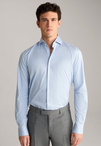 JOOP! Slim fit Button Up Shirt ' Pai ' in Blue: front