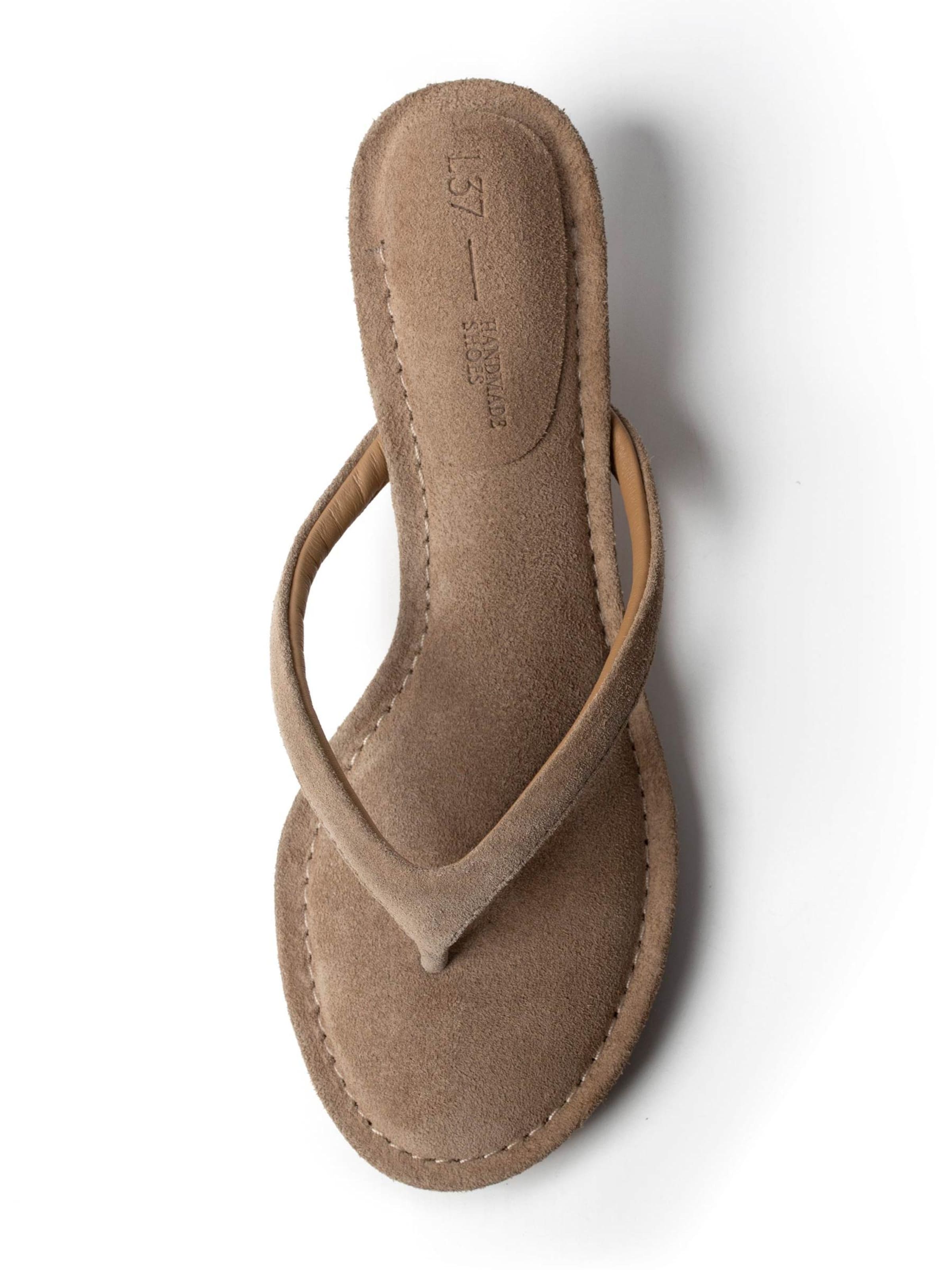 Tongs ''COSTA BREEZE' L37 HANDMADE SHOES en beige