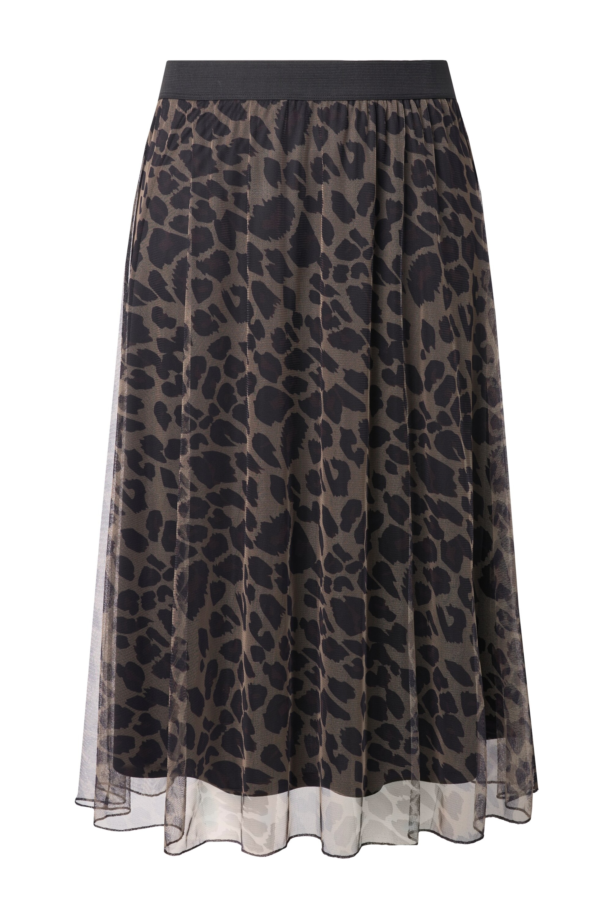 MIAMODA Rock in Schwarz: Vorderseite