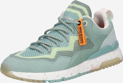 Sneaker low Dockers by Gerli pe verde mentă / verde pastel, Vizualizare produs