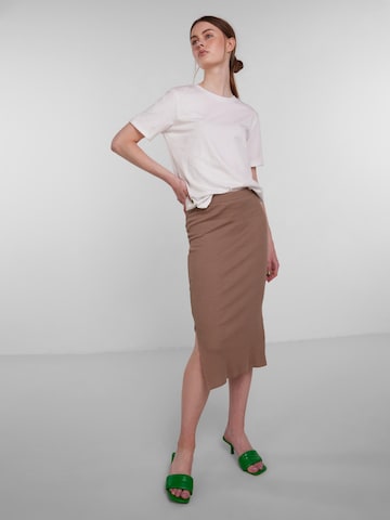 PIECES Skirt 'Jeneva' in Brown