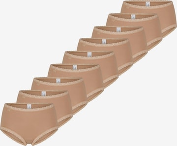 SLOGGI Slip '24/7 Cotton Lace' in Beige: front