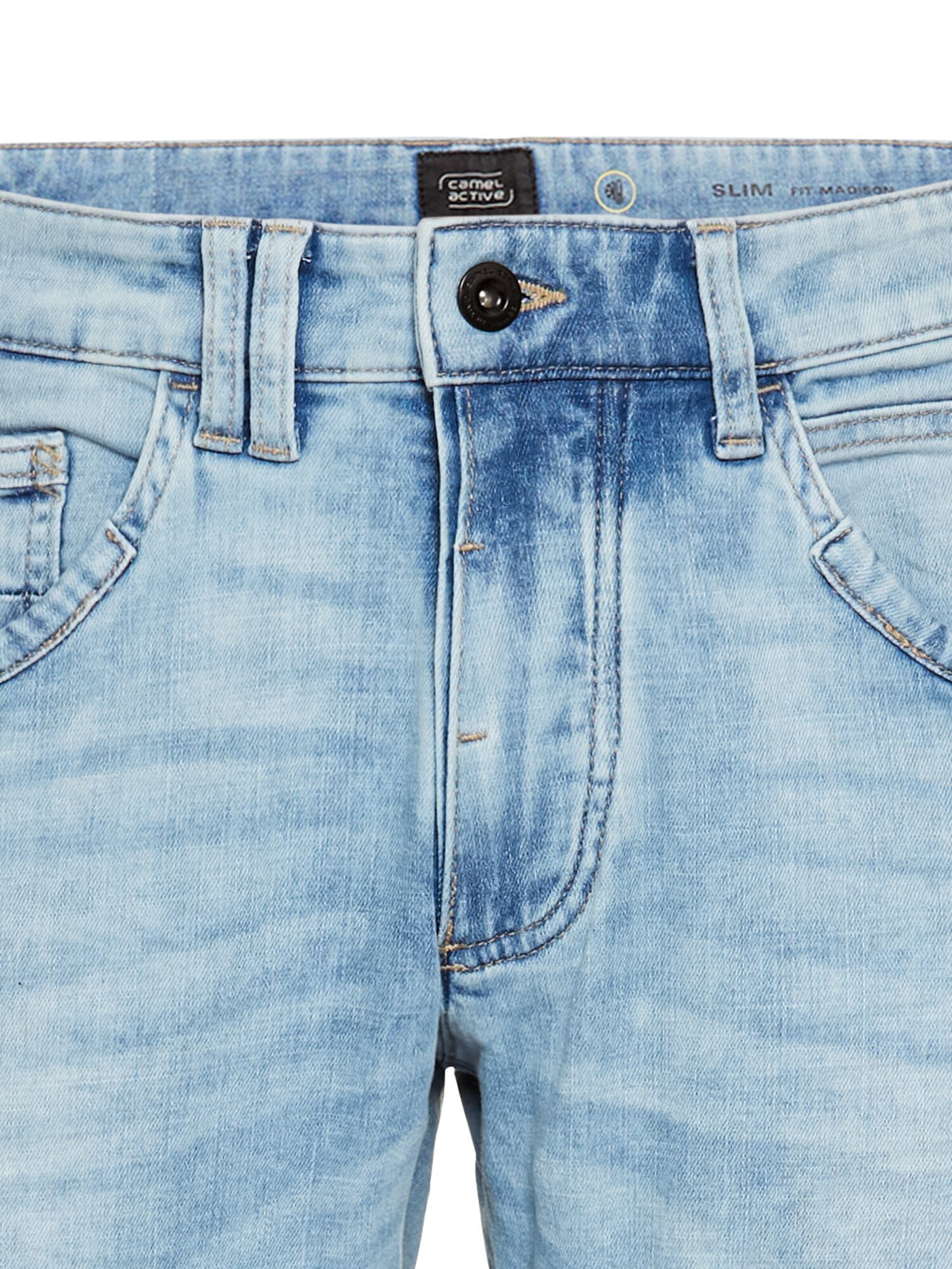 CAMEL ACTIVE Slimfit Slim Fit fleXXXactive® Cooling Jeans in Blau