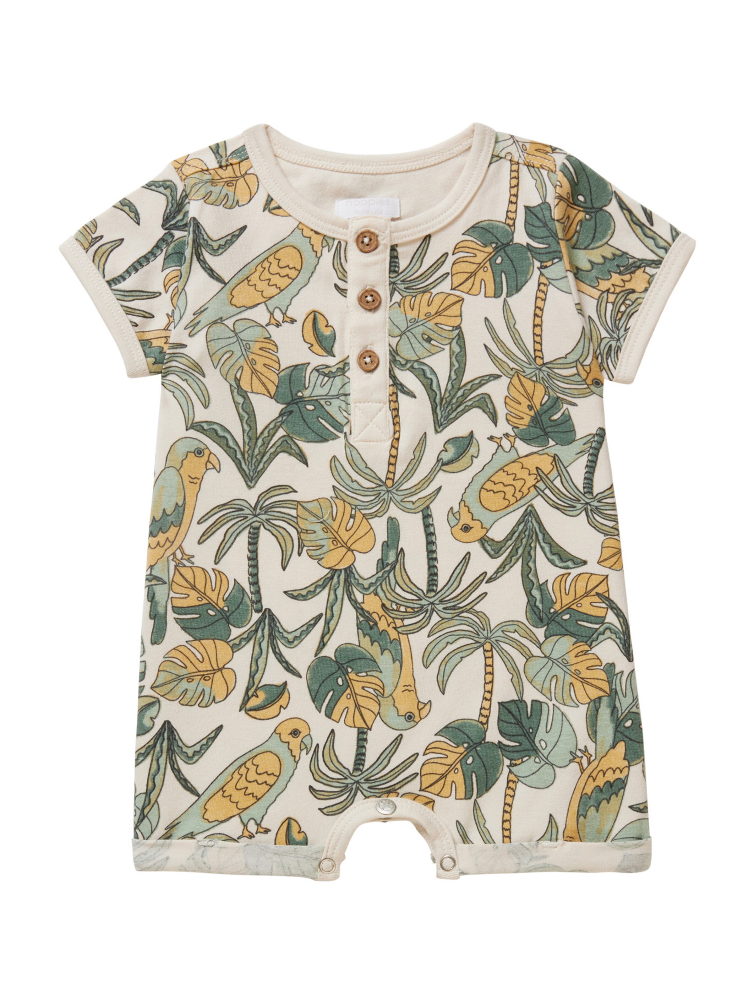 Noppies Romper/bodysuit 'Beach City' in Grey: front