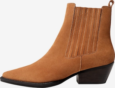 VIOLETA by Mango Enkellaarsjes in de kleur Bruin, Productweergave