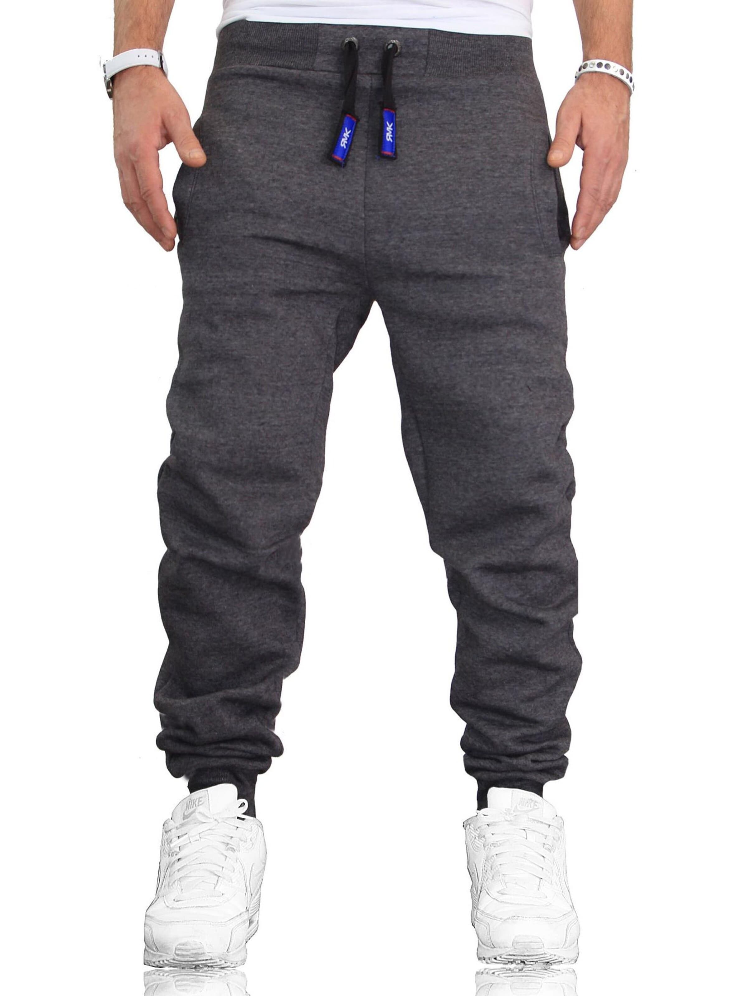 RMK Regular Workout Pants 'Camou Jogger' in Grey: front