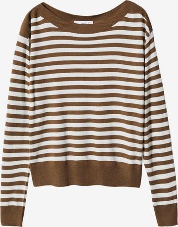 MANGO Sweater 'LUCAB' in Brown: front