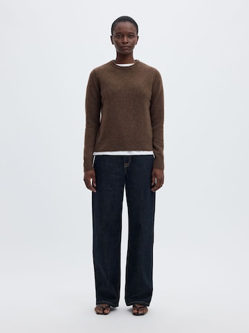 SELECTED Sweater 'Kaschmir' in Brown