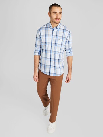 FYNCH-HATTON Regular fit Button Up Shirt in Blue