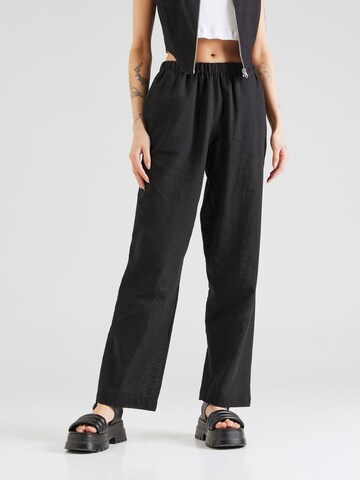 Monki Regular Broek in Blauw: voorkant