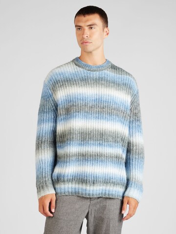 TOPMAN Trui in Blauw: voorkant