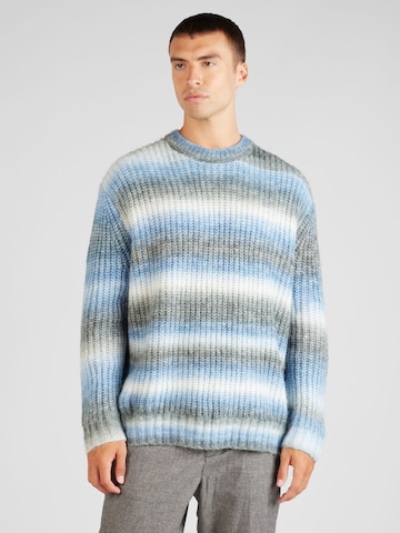 TOPMAN Sweter w kolorze niebieski: przód