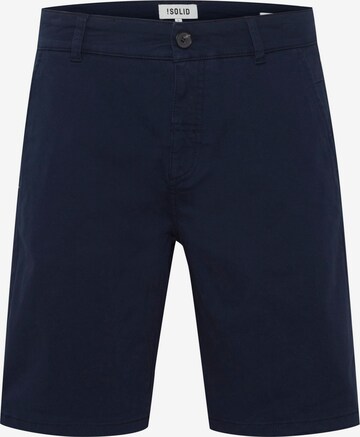 !Solid Chino Pants 'Sderico' in Blue: front