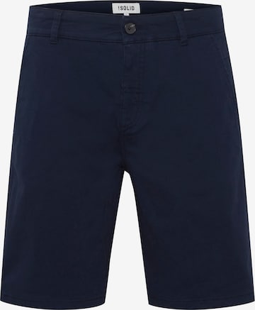 !Solid Chino 'Sderico' in Blauw: voorkant