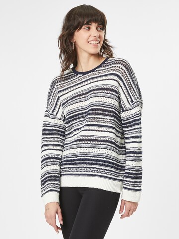 Oasis Sweter w kolorze niebieski: przód