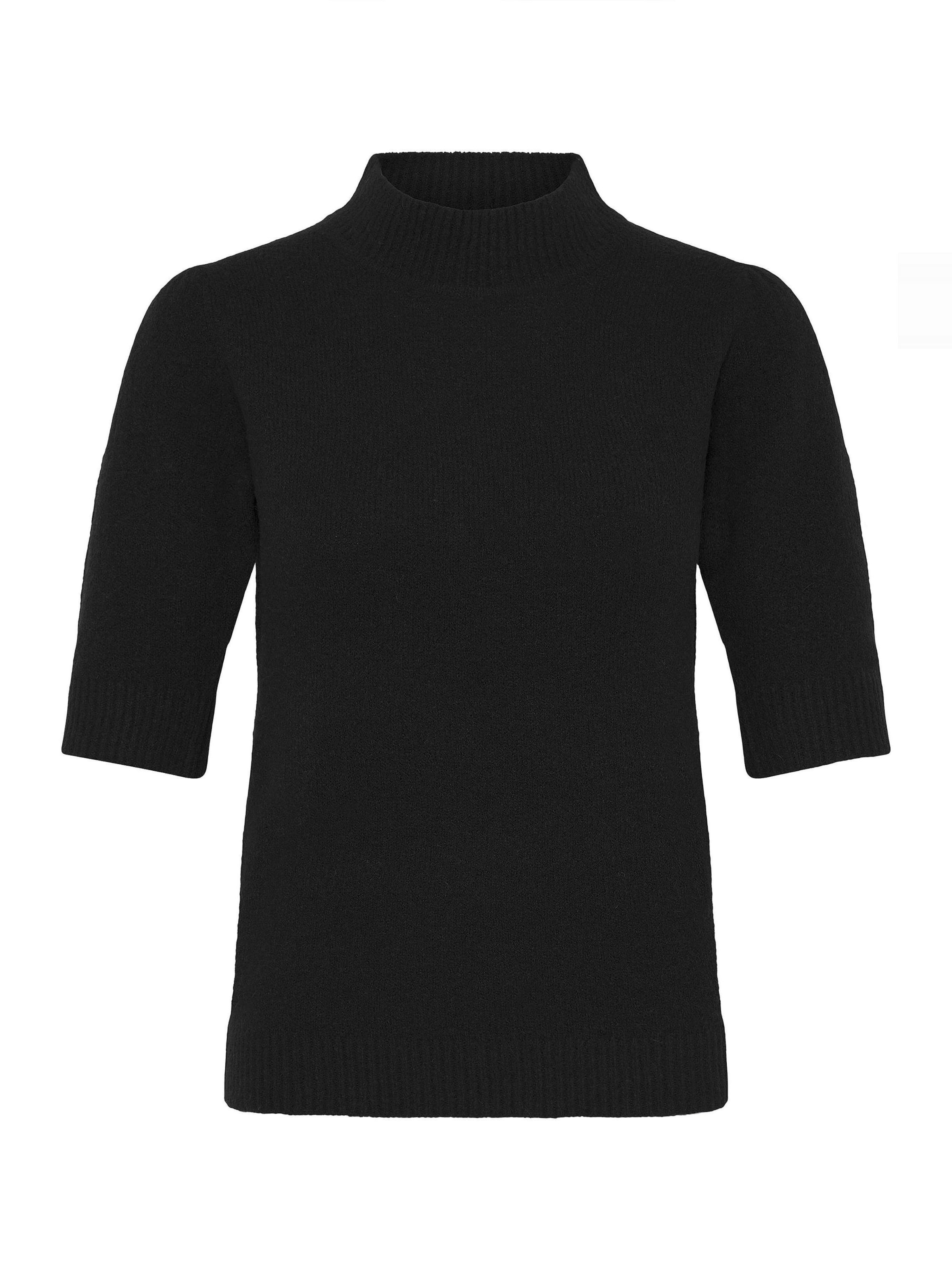 Oxmo Strickpullover ' OXISIF ' in Schwarz: Vorderseite