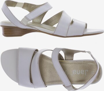 JANA Sandals & High-Heeled Sandals in 37 in White: front