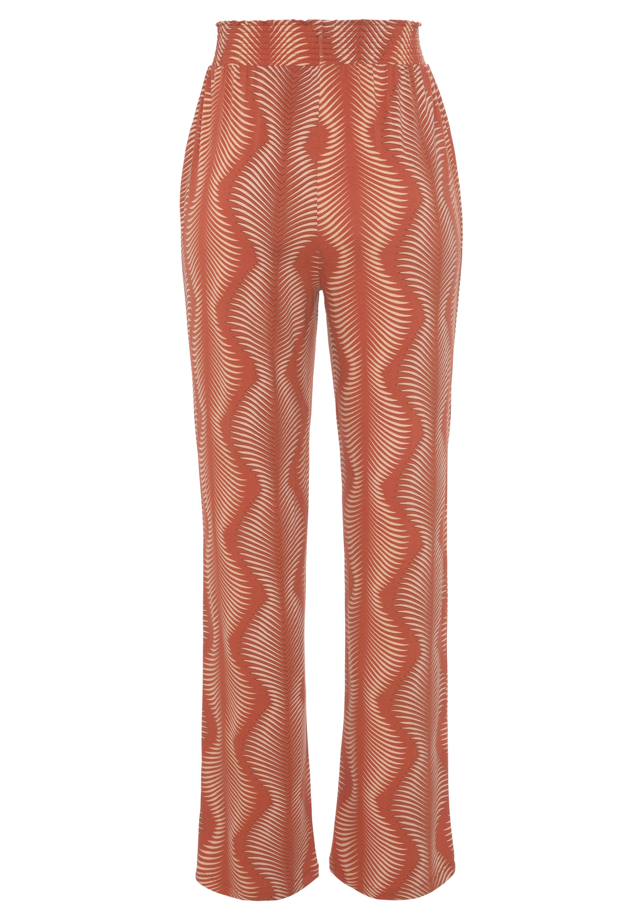Regular Pantalon LASCANA en orange : devant