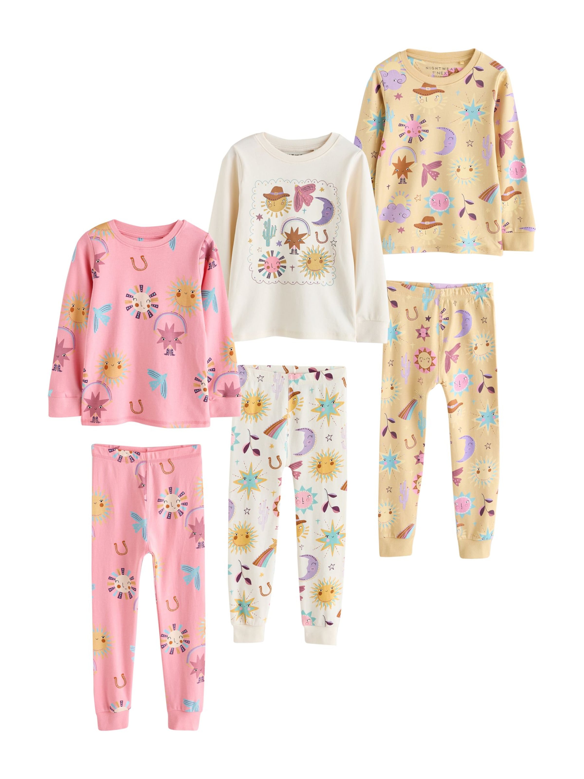 Next - Pijama 'Snuggle' en beige: frente