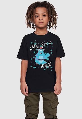 ABSOLUTE CULT Shirt 'Disney 100 - Sully Mr Snow It All' in Black: front