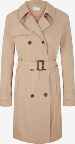 Manteau mi-saison TOM TAILOR en beige : devant