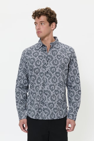 Matinique Regular Fit Hemd 'Christaldo' in Blau: Vorderseite