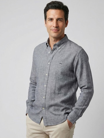 McGREGOR Regular fit Button Up Shirt in Blue: front