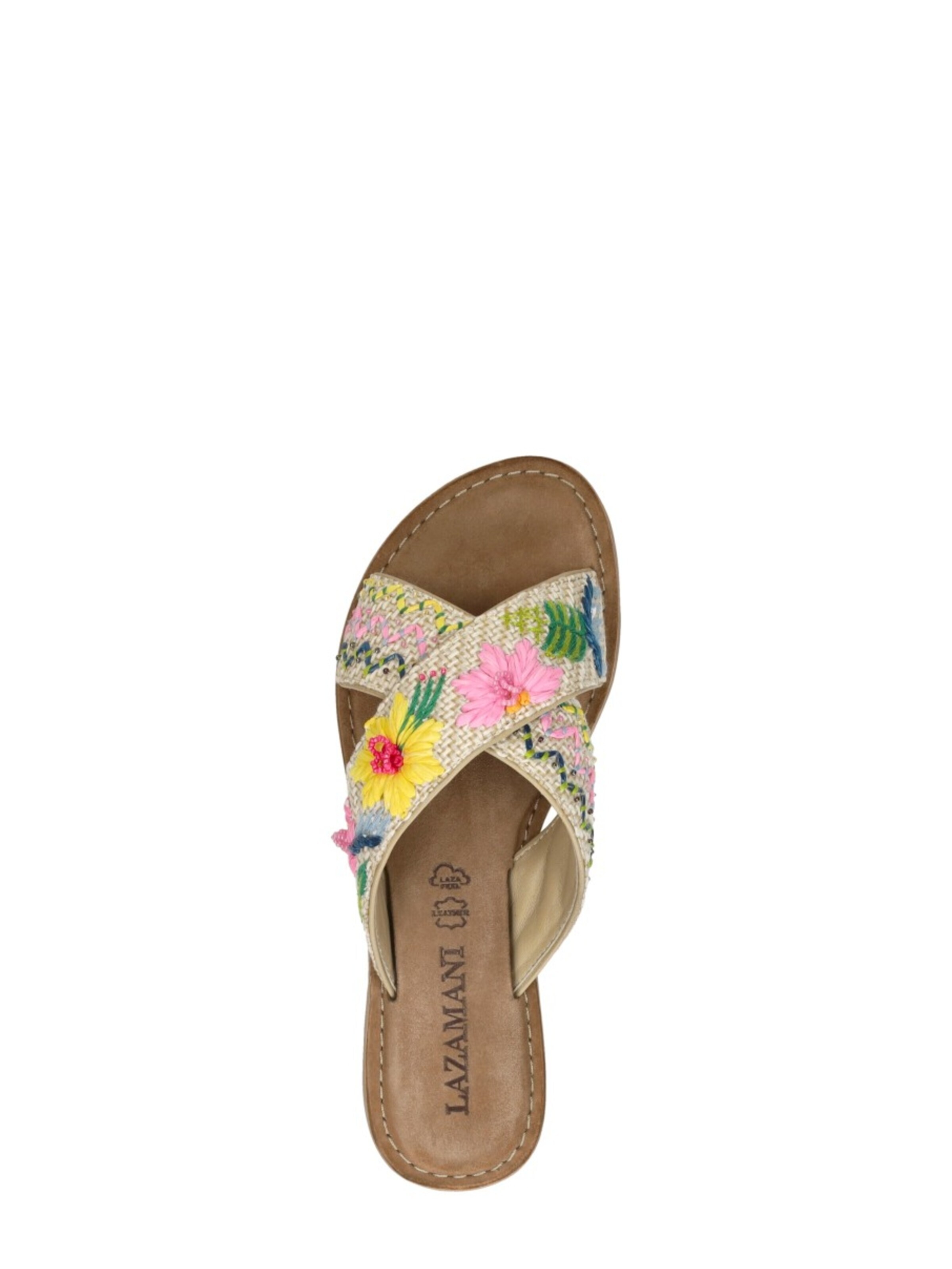 Pantoufle 'Open Teen' LAZAMANI en beige