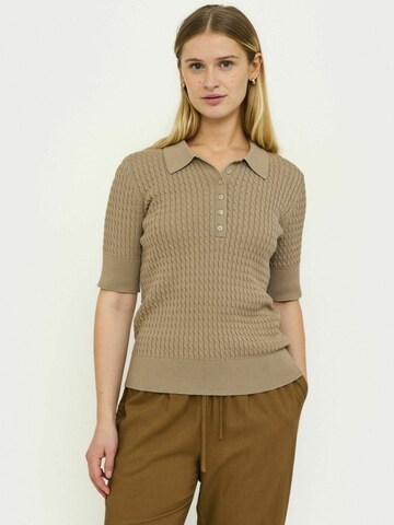 Soft Rebels Neulepaita ' SRBeth ' värissä beige: etupuoli