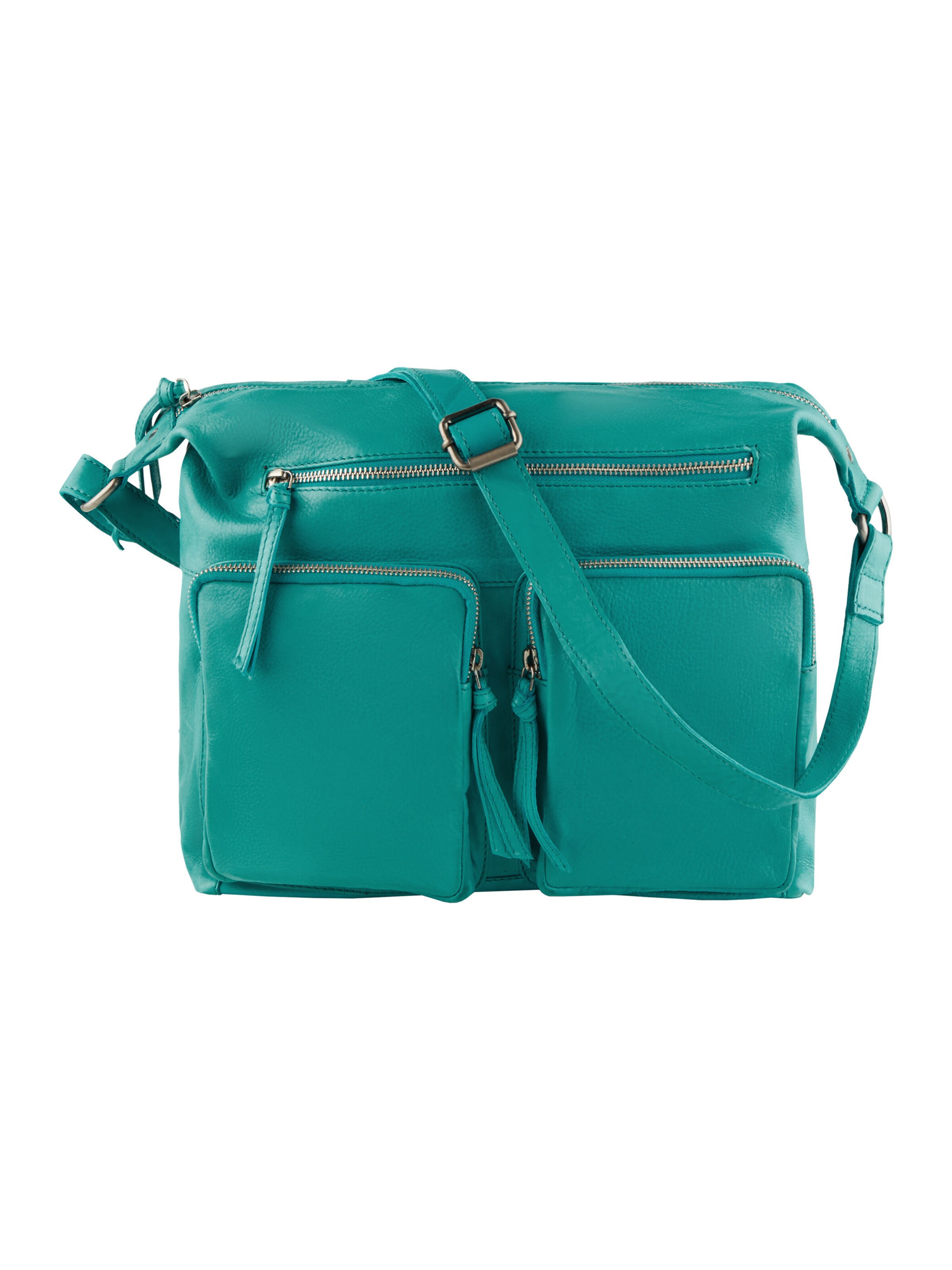 Curuba Schoudertas 'ASHTON' in Blauw: voorkant